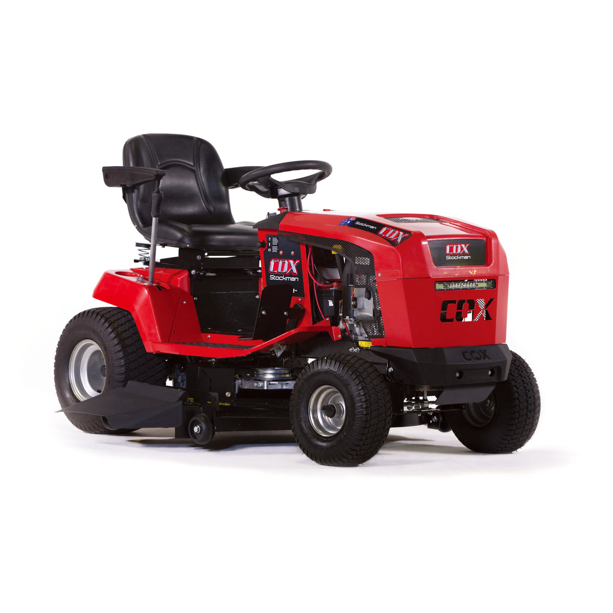 Stockman ride on outlet mower